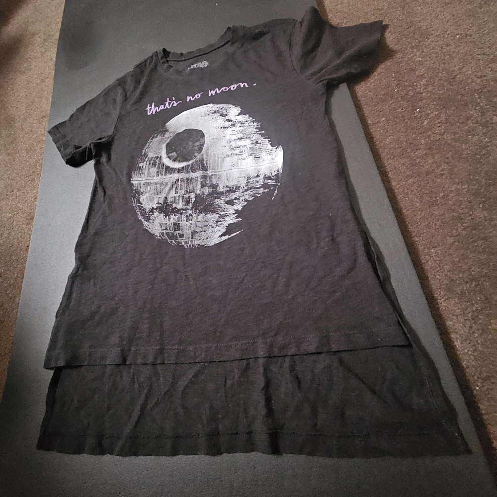 Star wars death star female L shirt